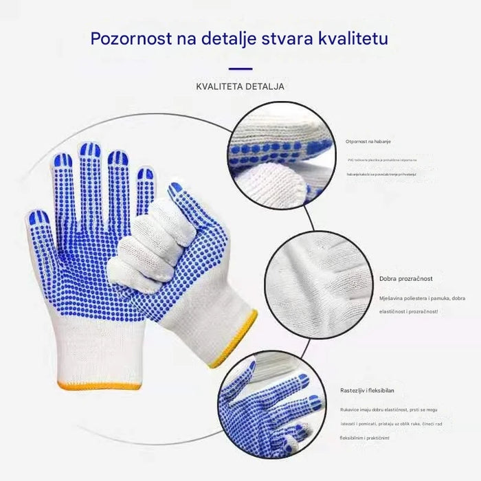 Cotton and Spandex Garden Gloves for Four Seasons Outdoor Activities