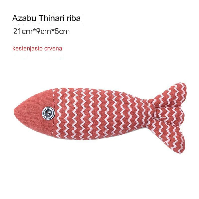 Durable pet fish-shaped chew toy