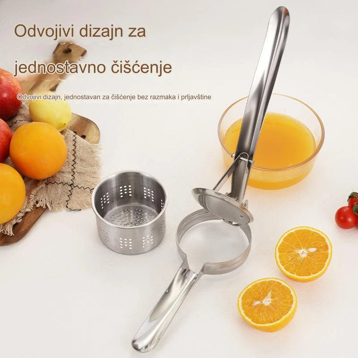 Multifunctional stainless steel manual juicer