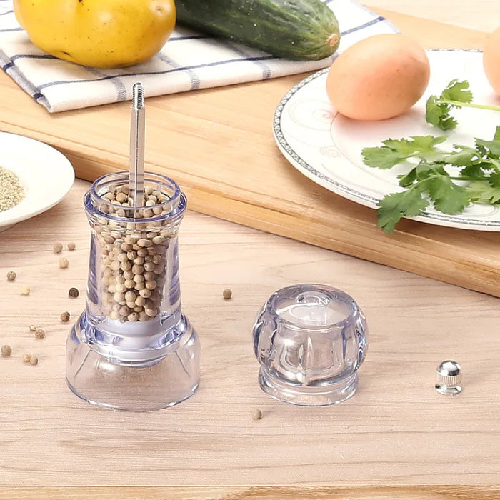 Acrylic pepper grinder