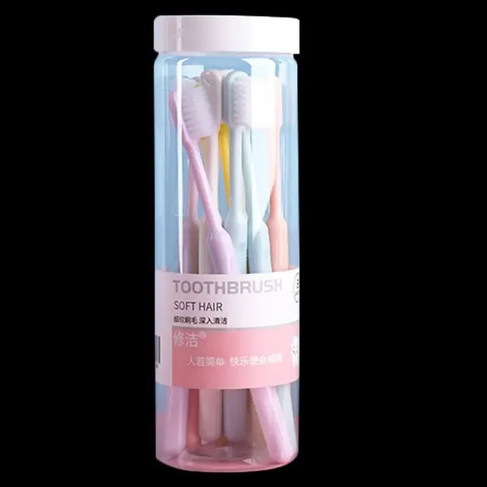 Toothbrush candy smiley bucket toothbrush soft bristles