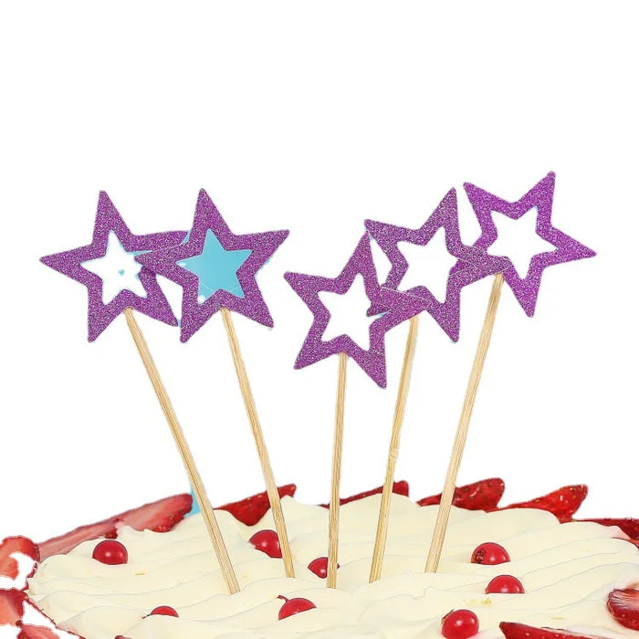 3D pentagram cake surface for baking and cake decoration