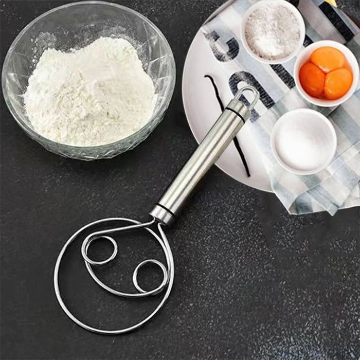 Kitchen Handheld Stirring Stainless Steel Egg Beater