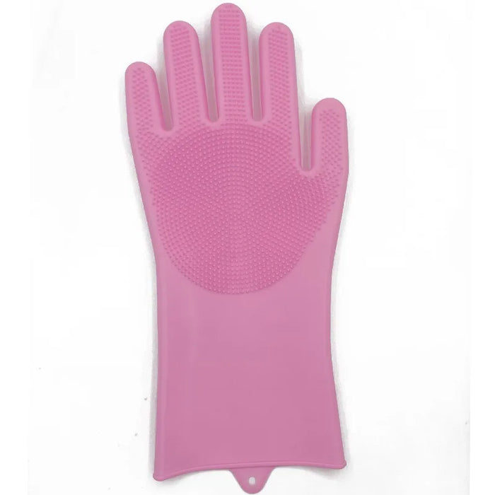 Durable waterproof household gloves with silicone dishwasher