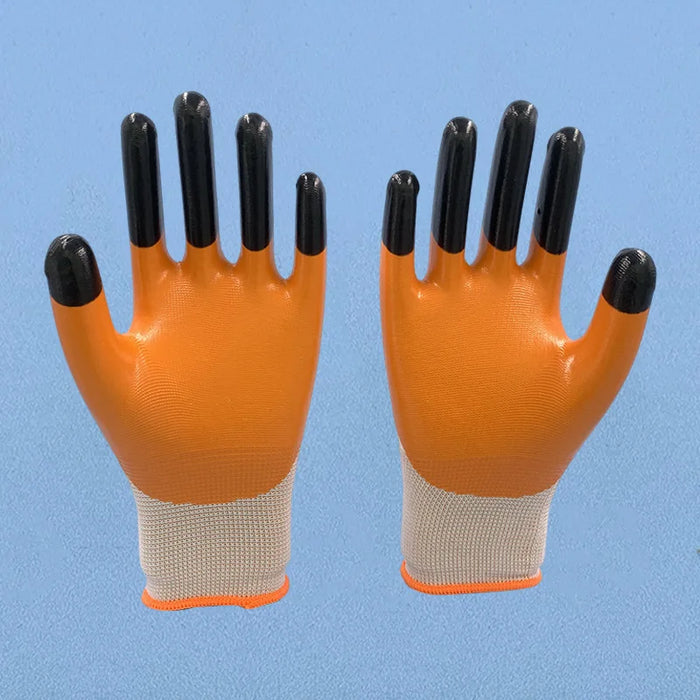 Durable Rubber Palm Garden Gloves