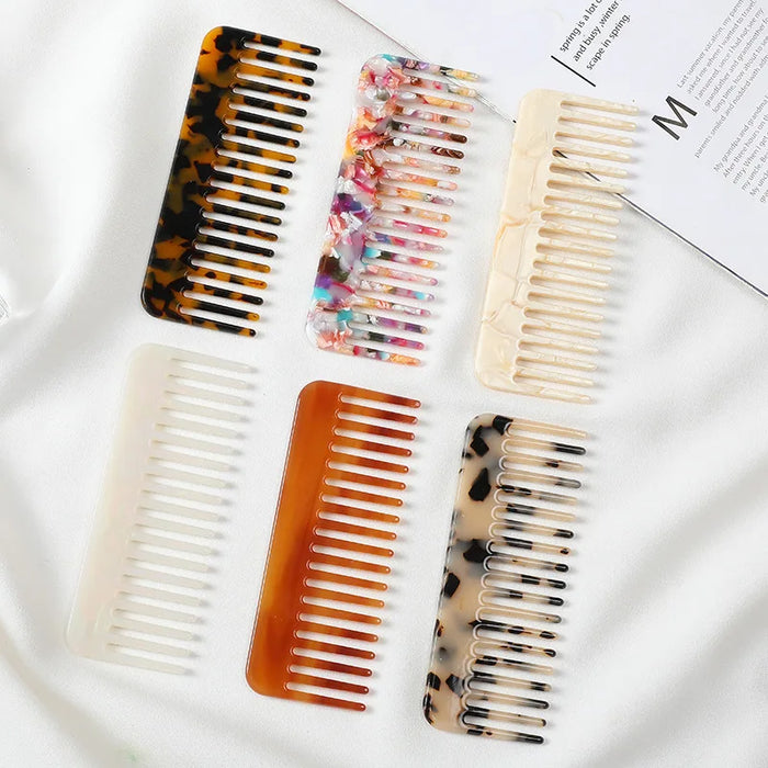 Anti Static Hair Comb, Marble Pattern