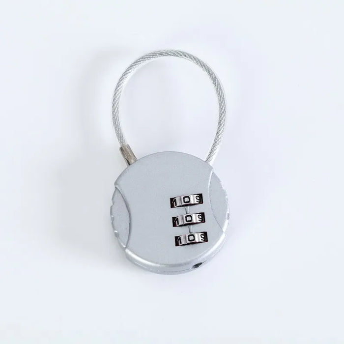 Cartoon wire locks with spherical codes for suitcases and bicycles