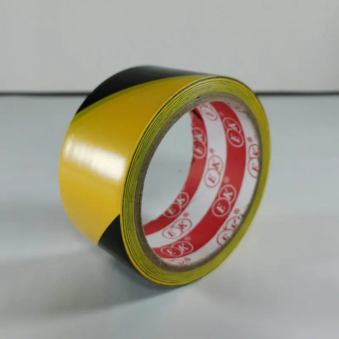 Adhesive tape for safety marking and identifying hazards on the floor