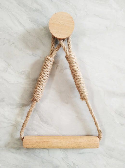 Creative paper holder with hemp rope