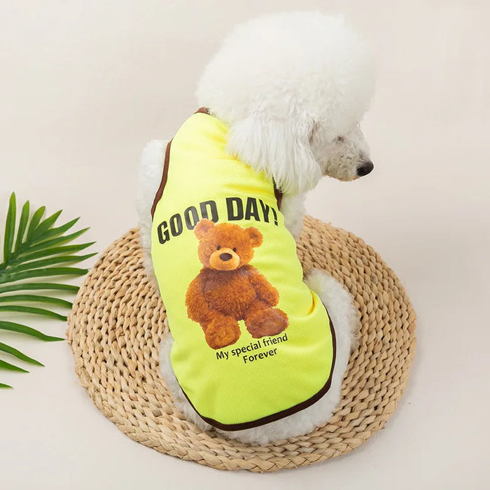 Small Dog and Cat Summer Vest with Breathable Mesh - Keep Your Pet Comfortable