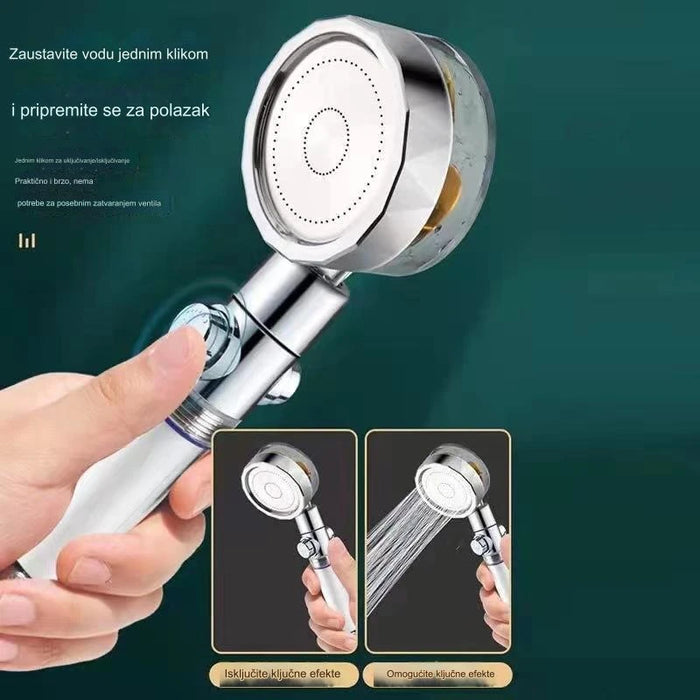 High Pressure Shower Head with Handheld Spray