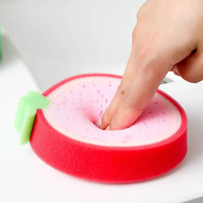 Thickened sponge brush