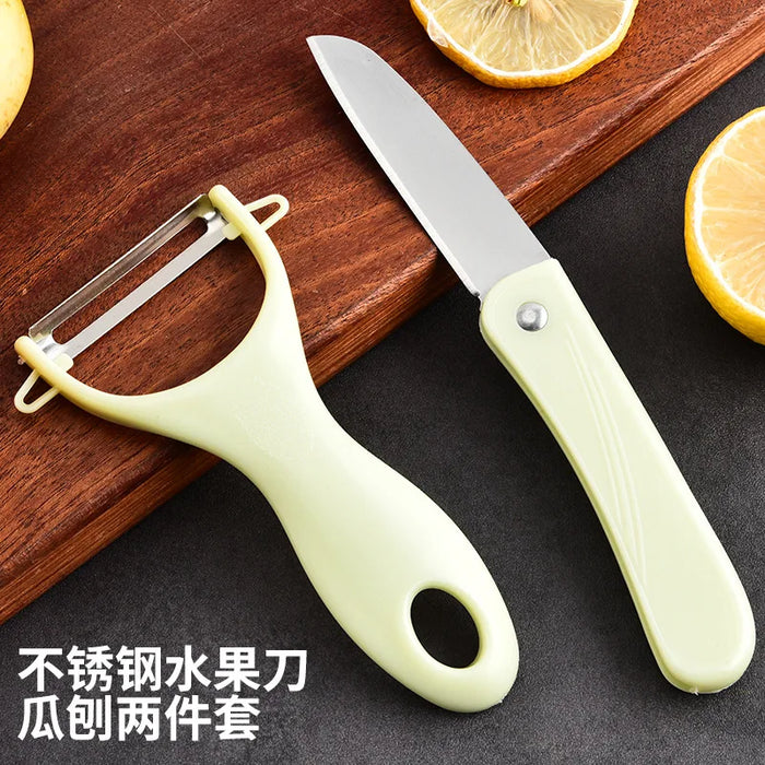 Multi-functional Fruit Peeler Knife with Water Splash, Melon Planer