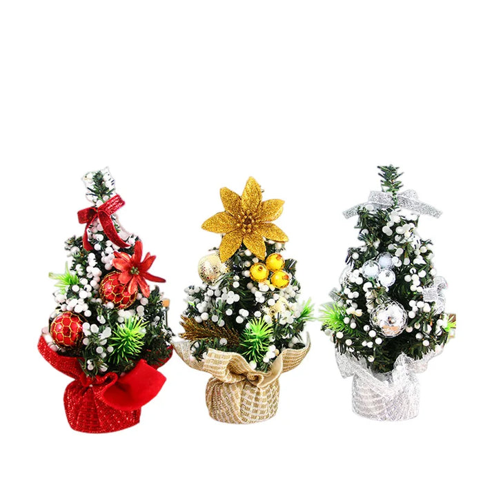 Gorgeous mini Christmas trees for holiday decorations and festive events