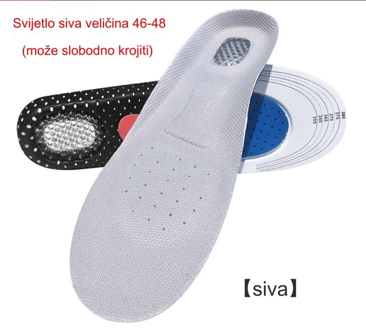 Men's Professional Sports Insole, Made of Silicone Material