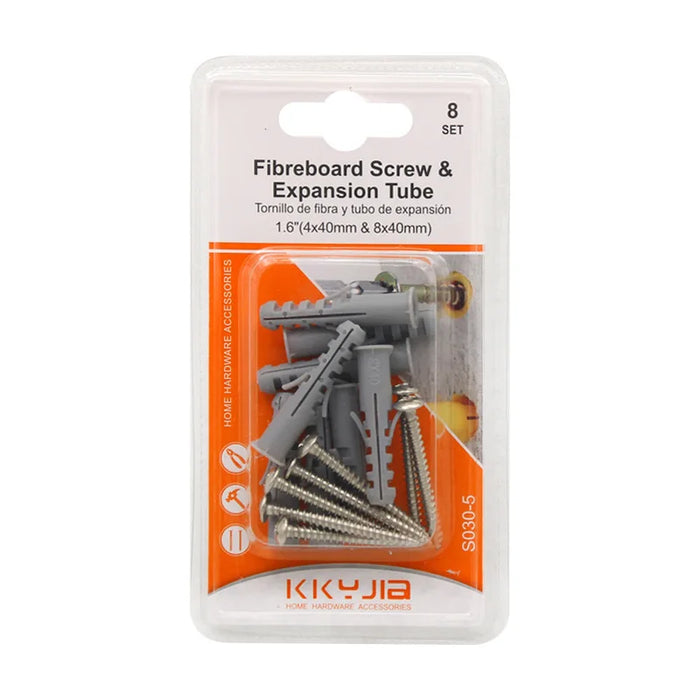 Durable Stainless Steel Flat Head Screws with Expansion Tube Kit