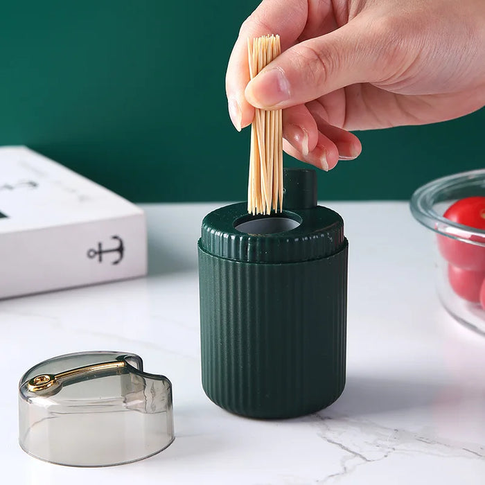 Automatic toothpick box, luxury living room creative storage container