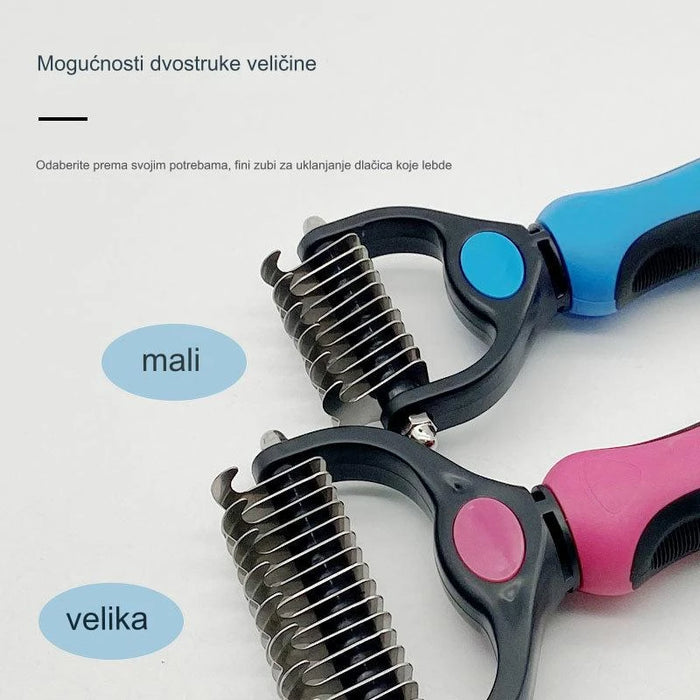 Pet Hair Remover Comb: Get Rid of Tangles, Mats, and Loose Fur in One Stroke