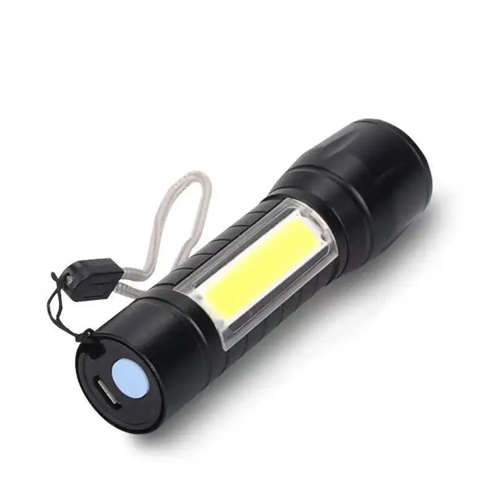 Small plastic flashlight