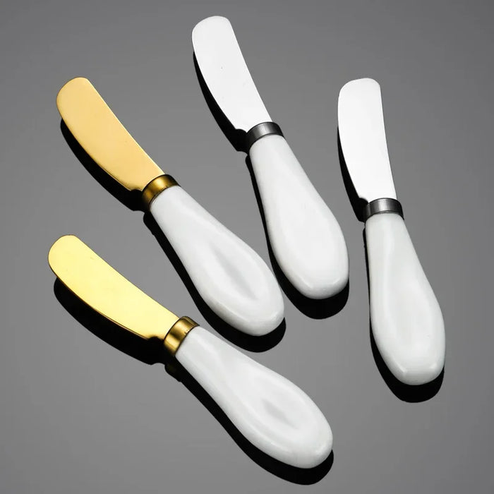 Perfectionist's Stainless Steel Cheese and Butter Knife Set