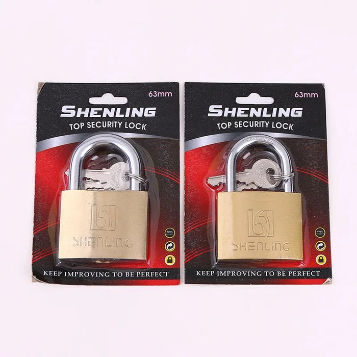 Heavy duty door locks with copper padlocks for warehouse and dormitory cabinets