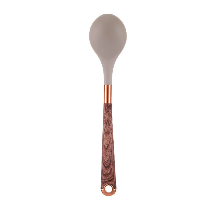 Fashion wood grain design silicone kitchenware