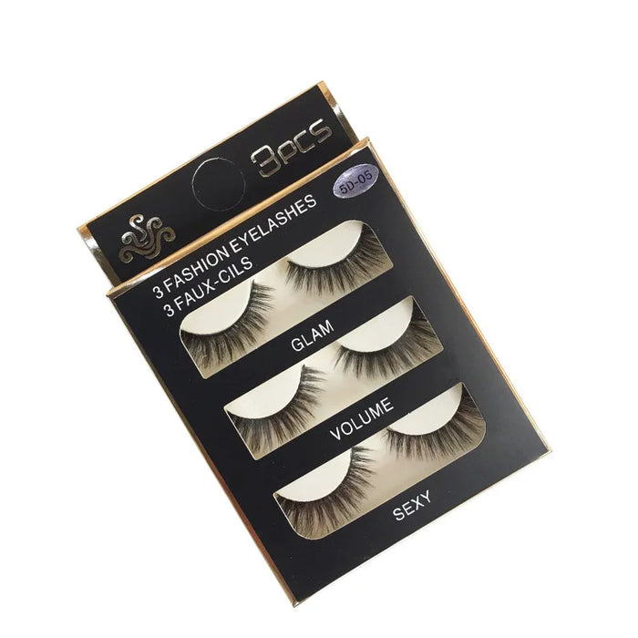 Natural Thick Black Stem Soft and Comfortable Eye-End Lengthening False Eyelashes