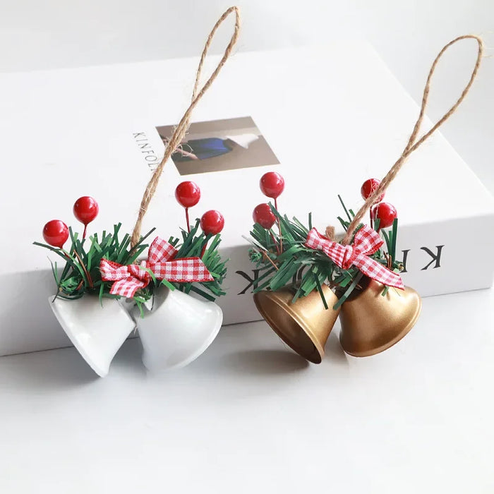 Personalized handmade Christmas bell decorations