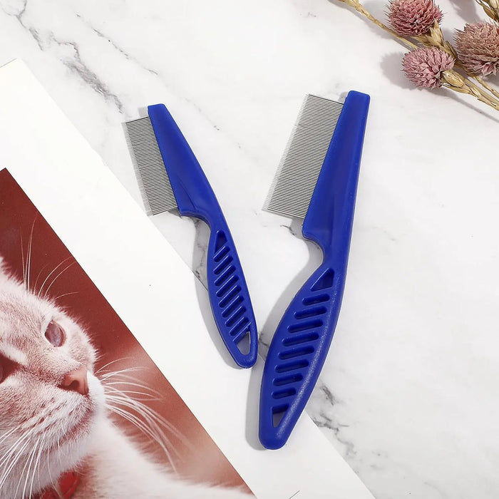 Professional pet combs to remove fleas and ticks