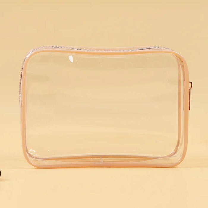 PVC transparent cosmetic bag, portable toilet bag