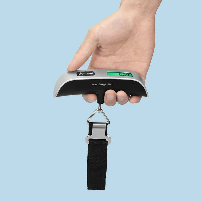 Portable electronic scale with hook