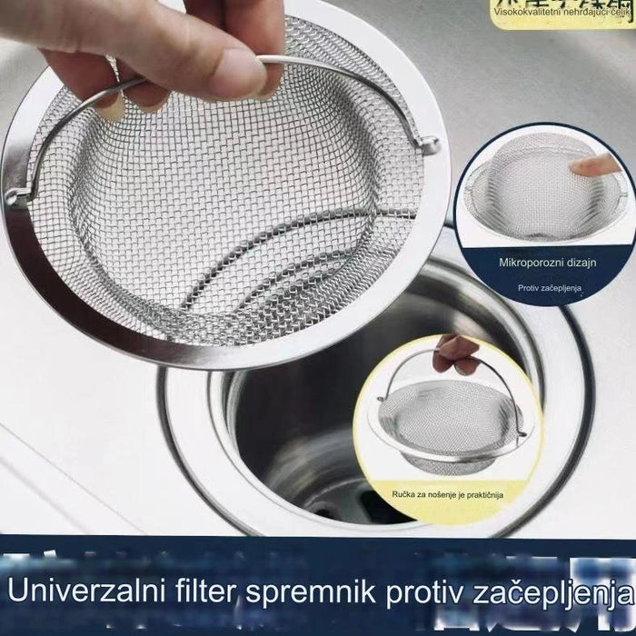 Efficient Stainless Steel Sink Drain Strainer, Prevent Blockages and Keep Your Kitchen Sink Clog-Free