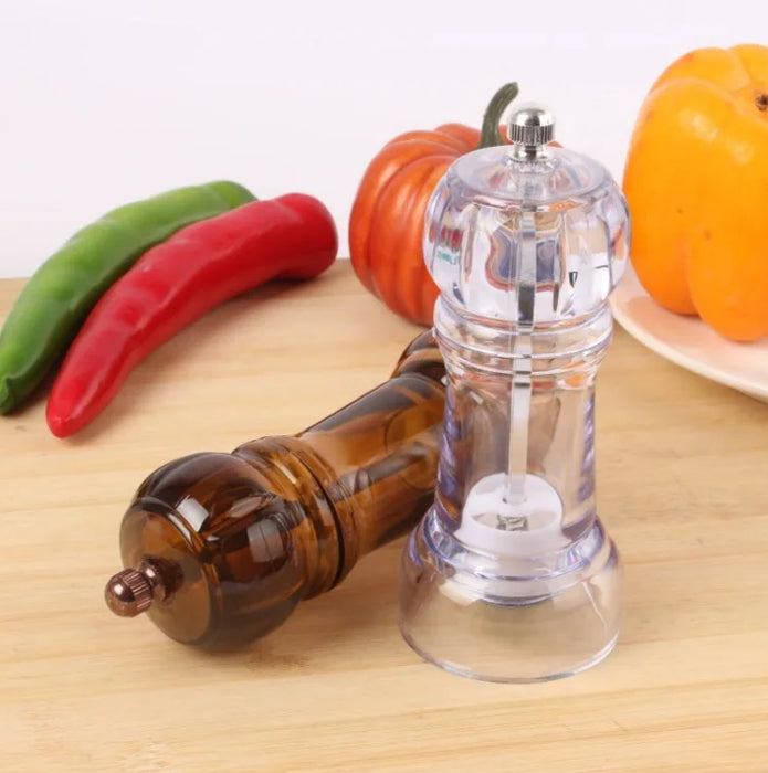 Acrylic pepper grinder