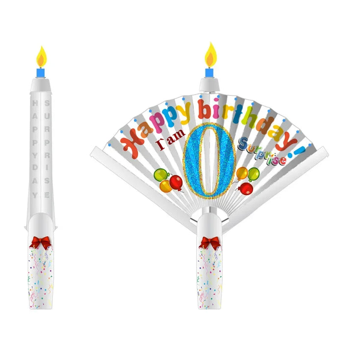 Create the perfect birthday cake atmosphere with our cake decorating candle fan