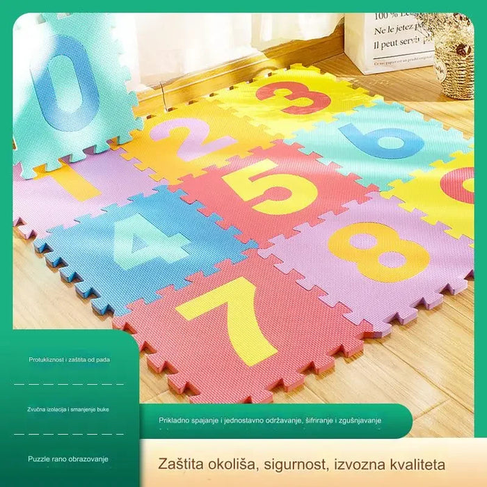 Mingde foam splicing floor mat children's puzzle puzzle floor mat baby bedroom floor splicing non-slip crawling mat