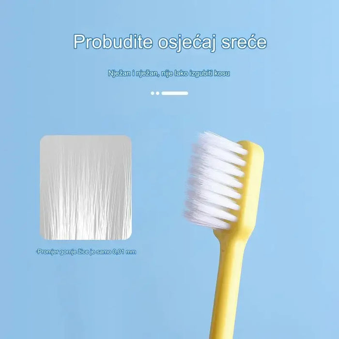 Toothbrush candy smiley bucket toothbrush soft bristles