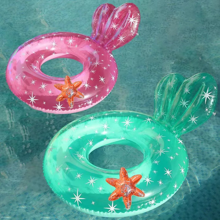 Adult thickened mermaid swimming ring