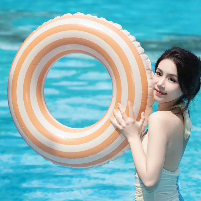 New double-layer children's swimming ring PVC inflatable