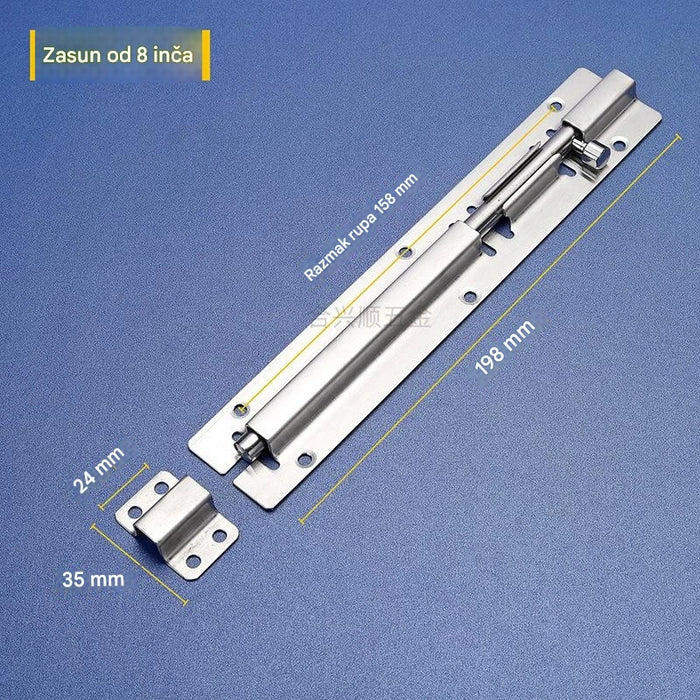 Stainless steel door hinges for cabinets and windows with anti-theft locks