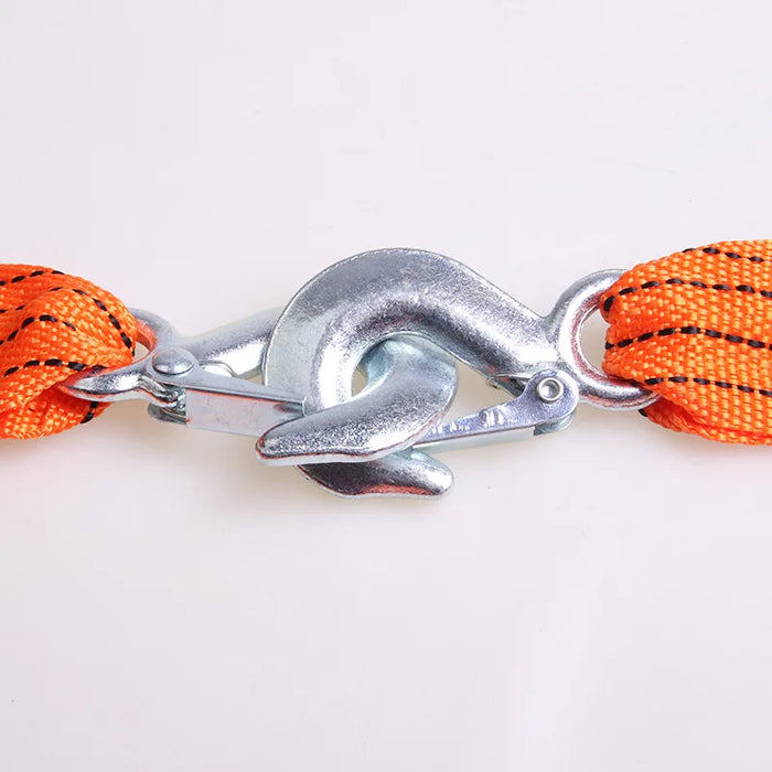 Heavy Duty Towing Rope with U Hooks for Cars and Off-Road Vehicles