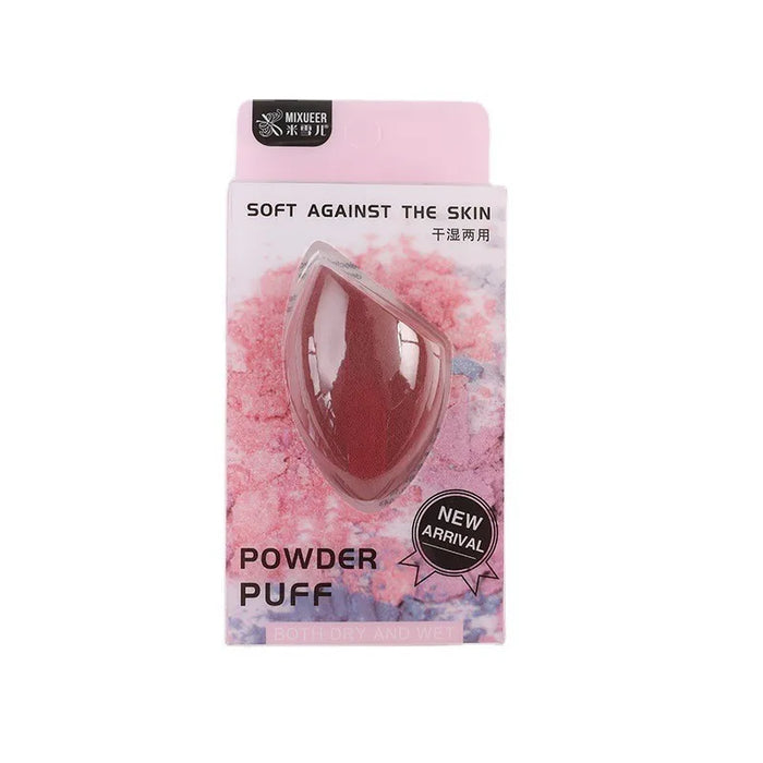 Dry and wet cosmetics powder puff has strong water absorption