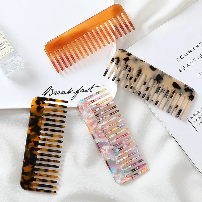 Anti Static Hair Comb, Marble Pattern