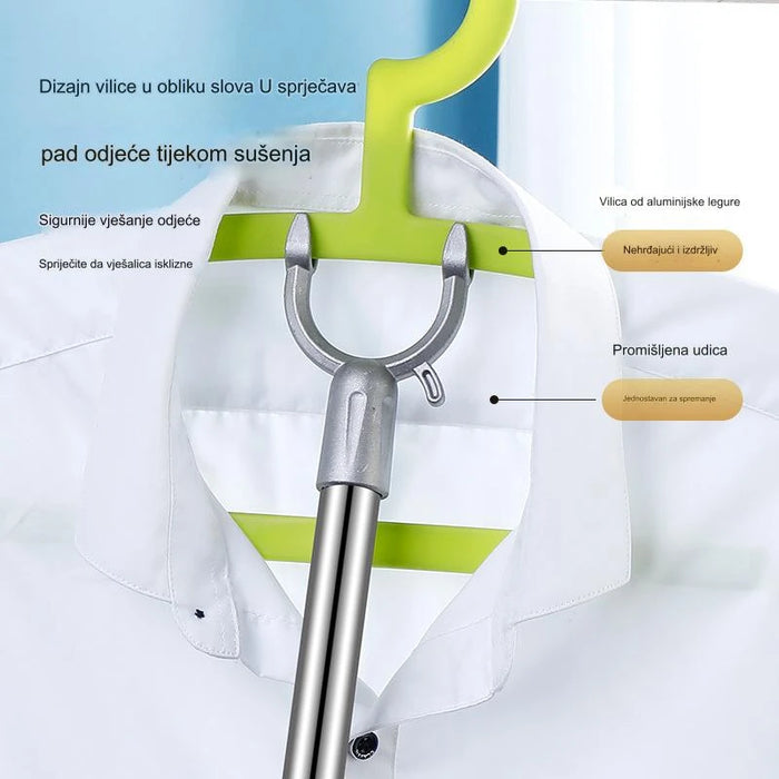 Adjustable stainless steel hanger