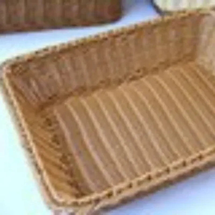 Handmade Rectangular Figurine Basket for Food, Fruits, and Snacks