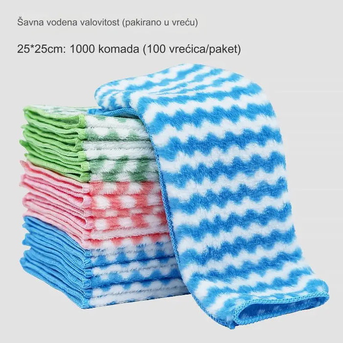 Double-sided absorbent rag