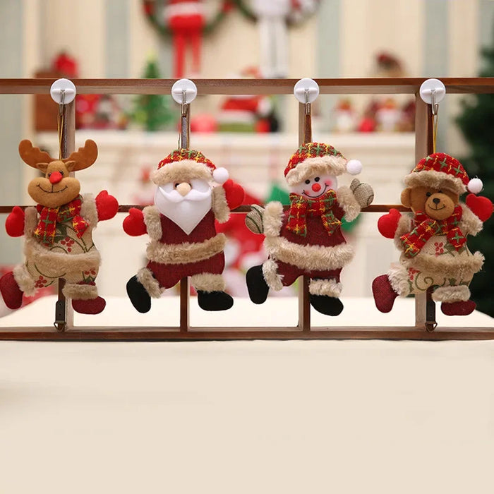 Christmas Ornament Set - Plush Toy Hanging Ornament