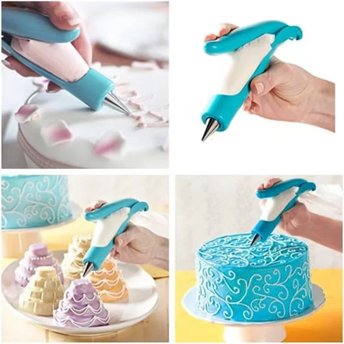 Upgrade your baking skills with this professional plumbing and decorating toolset