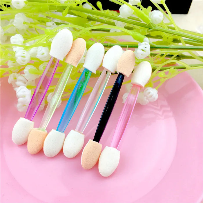 Professional Makeup Double Head Latex Sponge Eye Shadow Brush