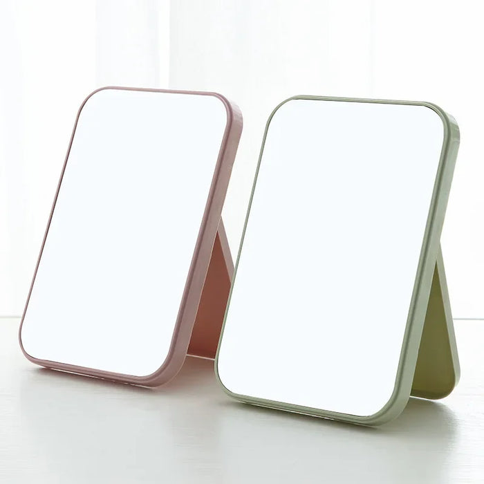 Portable high definition folding vanity mirror