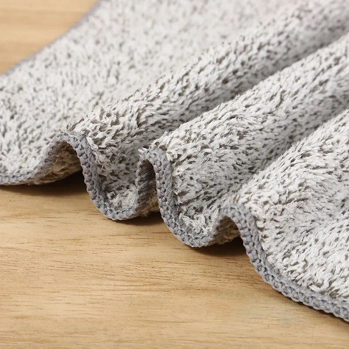 Three-piece kitchen towel scouring cloth